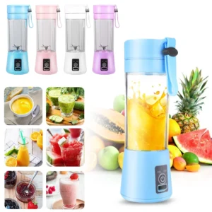 Portable Powerful 6 Blades USB Rechargeable Juicer Blender