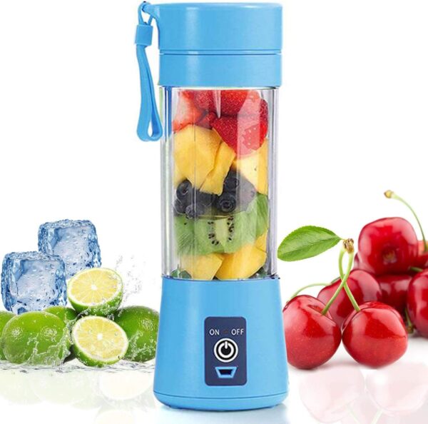Portable Powerful 6 Blades USB Rechargeable Juicer Blender - Image 4