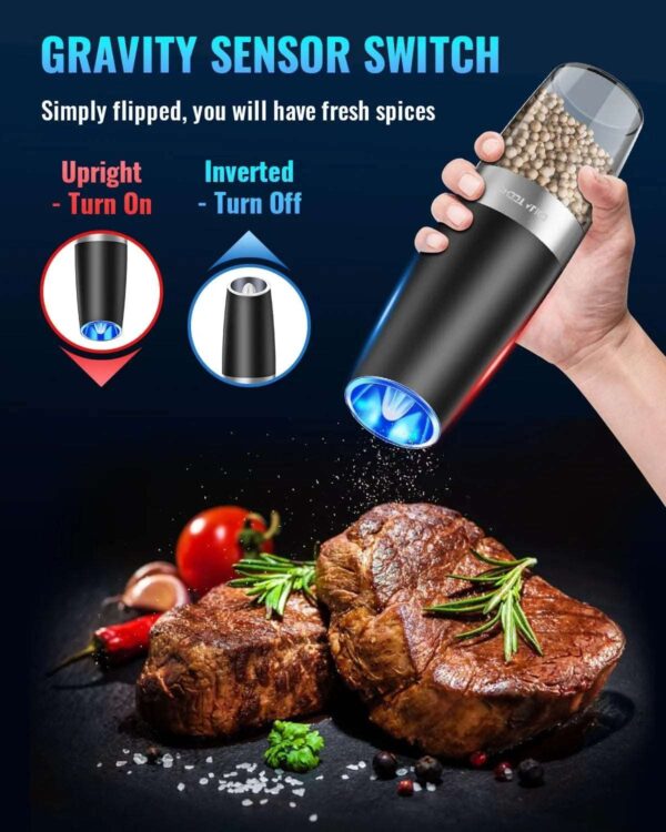 Electric Pepper Grinder Stainless - Image 4