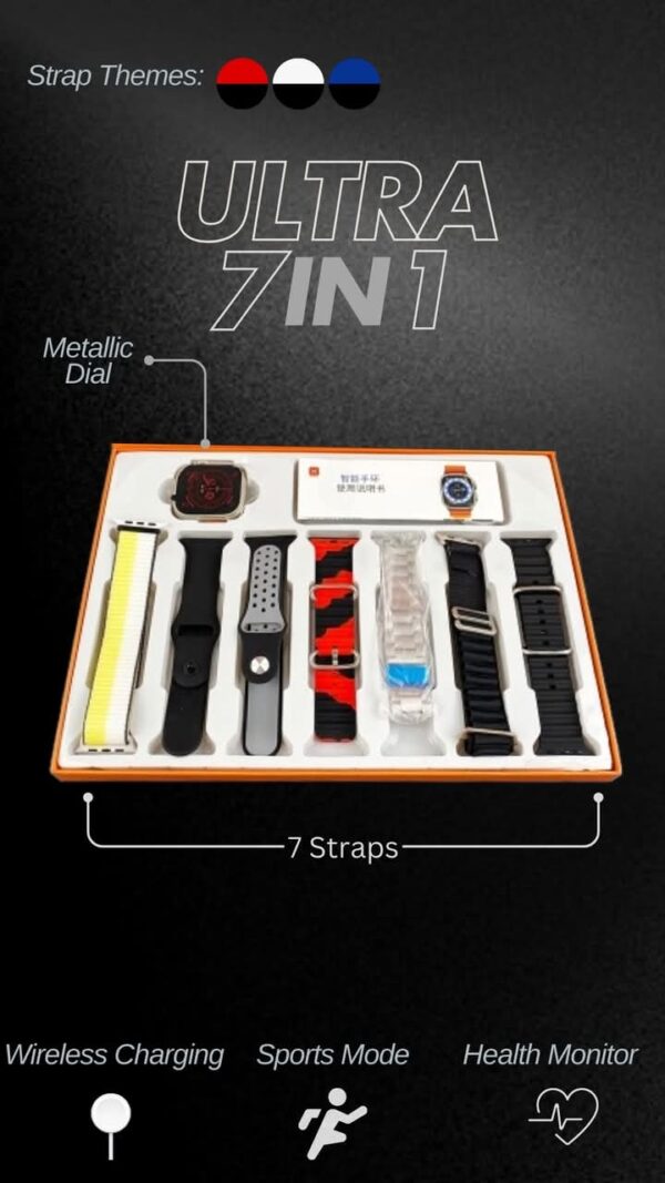 ultra smart watch- 7 IN 1 - Image 2