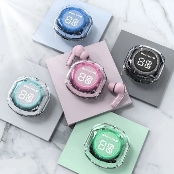 Air 39 Transparent Bluetooth Earbuds | Select to Colors - Image 3