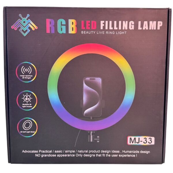 MJ-33 RGB LED Studio Ring Light