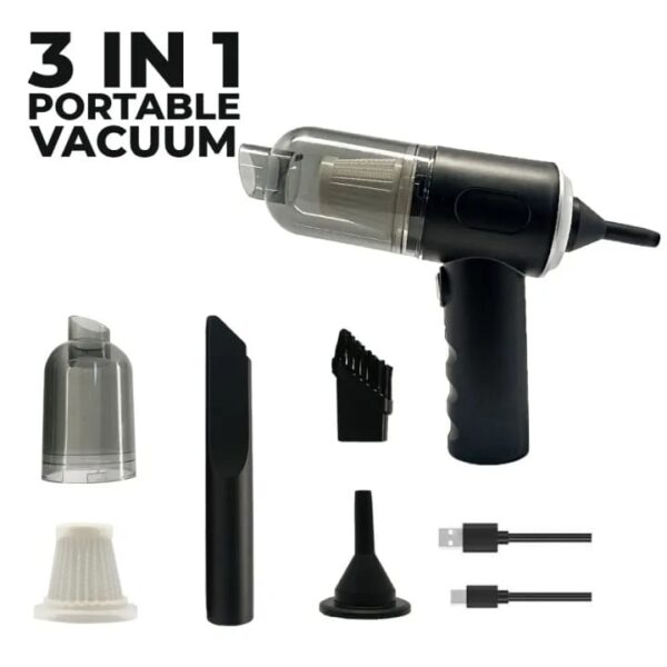 3 In 1 Portable Vacuum Cleaner Duster Blower - Image 2