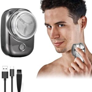 Mini Electric Razor for Men | – Portable USB Rechargeable Shaver