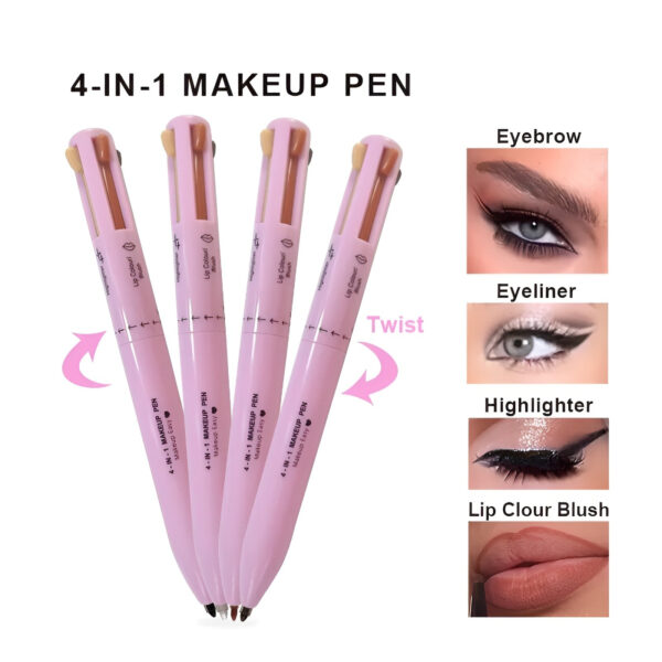 4-in-1 Makeup Pen: Waterproof Eyeliner, - Image 7