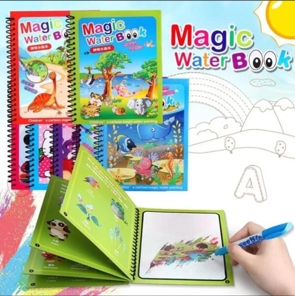 Magic Water Book + 6.5-Inch Multi-Color - Image 3