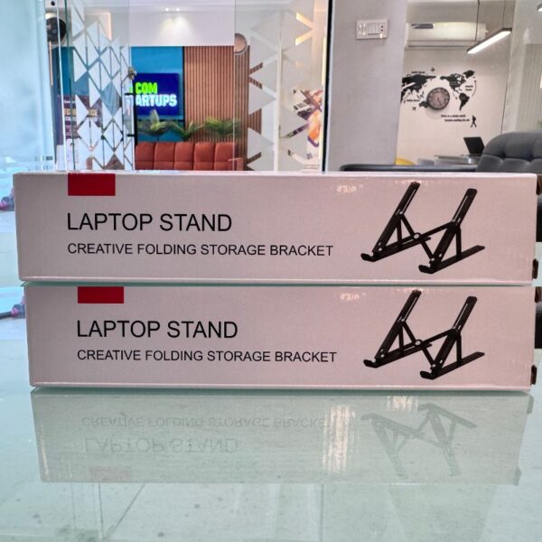 Premium Aluminum Foldable Laptop Stand - Image 6