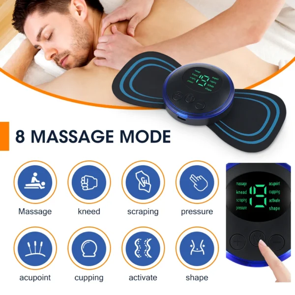 EMS Butterfly Portable Neck Massager Smart Neck Massager - Image 6