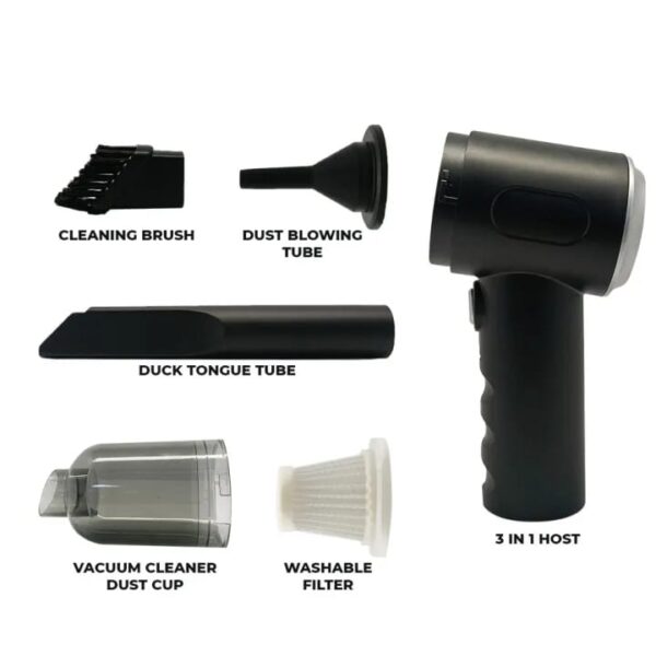 3 In 1 Portable Vacuum Cleaner Duster Blower - Image 4