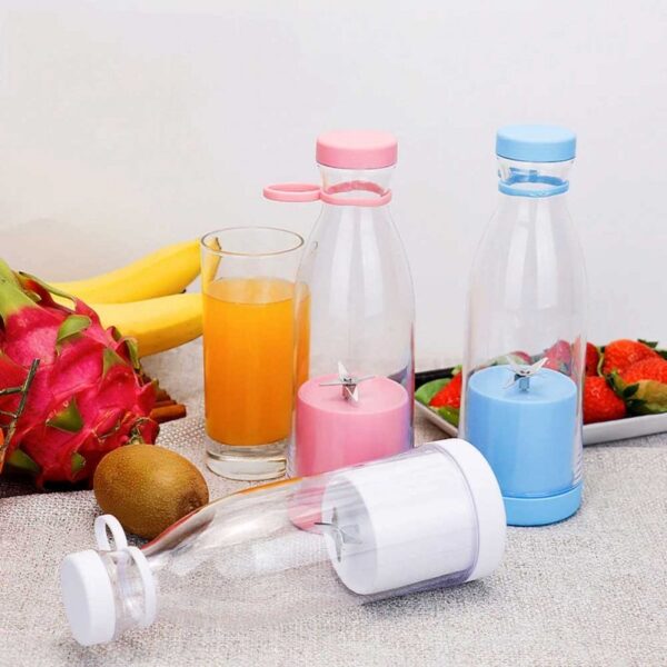 Glass Bottle Portable USB Juicer Rechargeable - Image 3