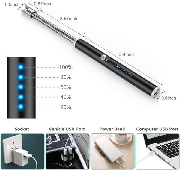 USB Rechargeable Flameless - Image 4