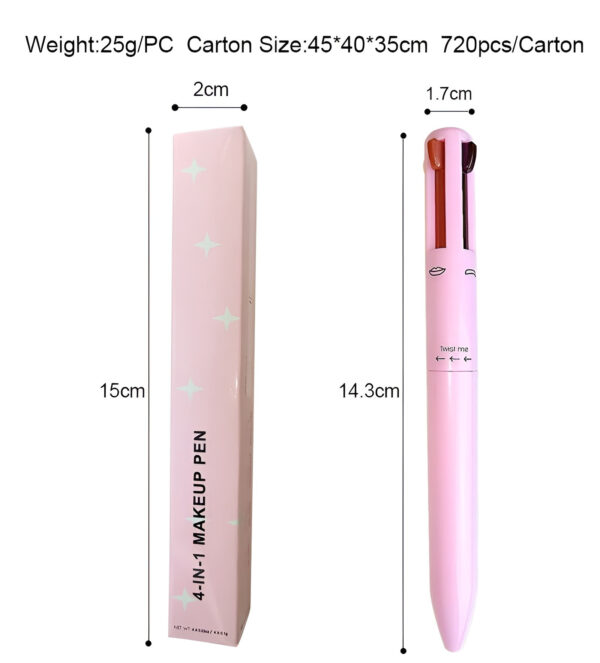 4-in-1 Makeup Pen: Waterproof Eyeliner, - Image 6