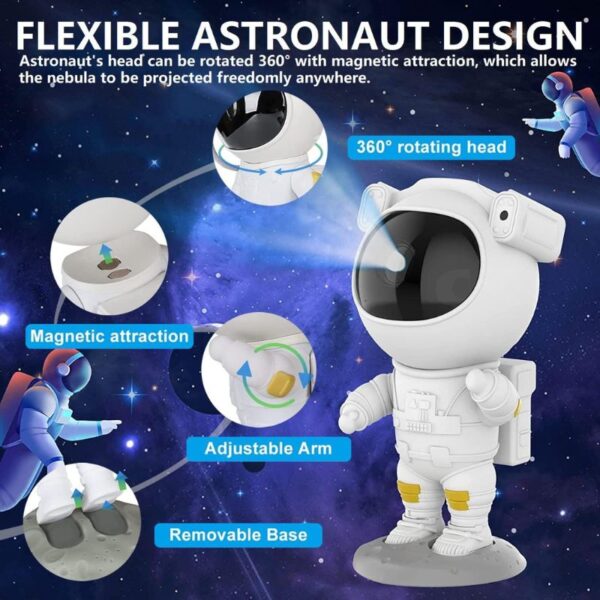 Astronaut Star Projector Night Light - Image 8
