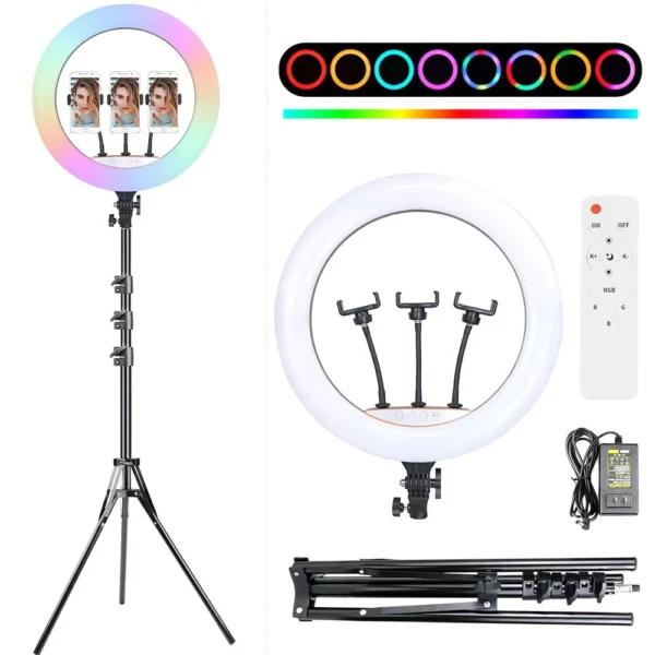 MJ-33 RGB LED Studio Ring Light - Image 3