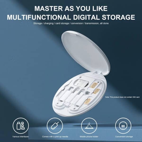 New Data Cable Storage Box 60W Fast Charging - Image 4