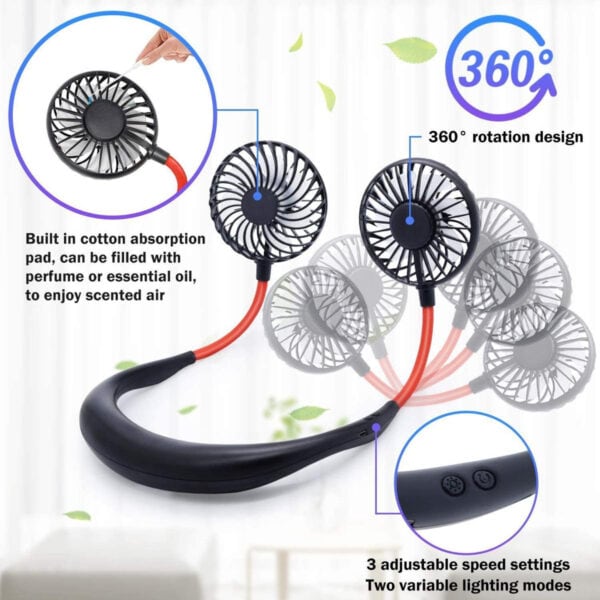 Hanging Neck Fan for Kitchen | Folding - Image 3