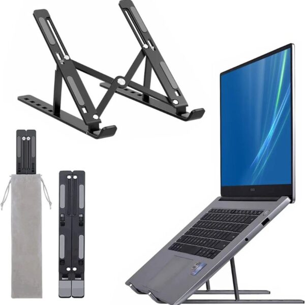 Premium Aluminum Foldable Laptop Stand - Image 3
