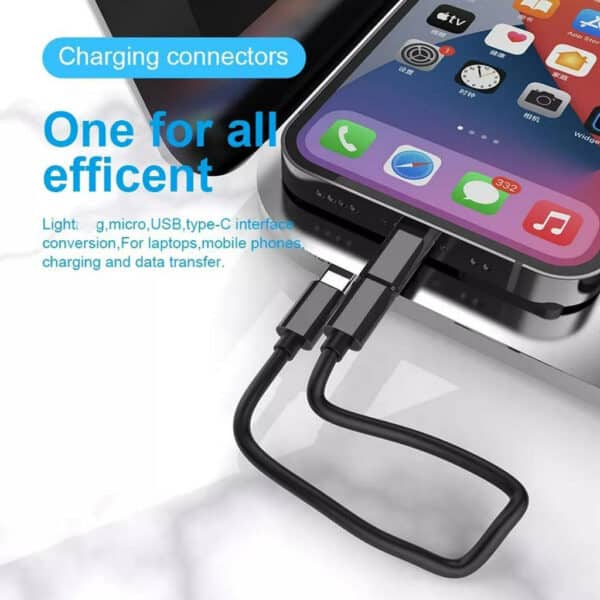 New Data Cable Storage Box 60W Fast Charging - Image 2
