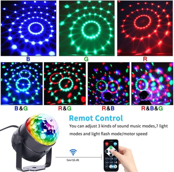 LED Disco Party Lights Crystal - Image 5