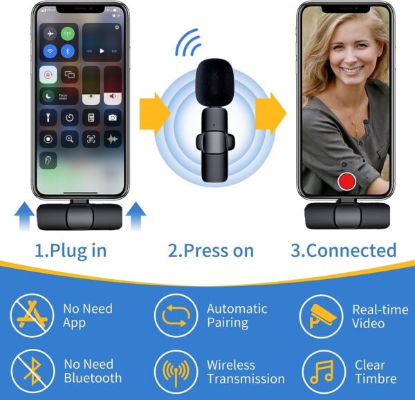 K9 Dual Wireless Lavalier Microphone - Image 7