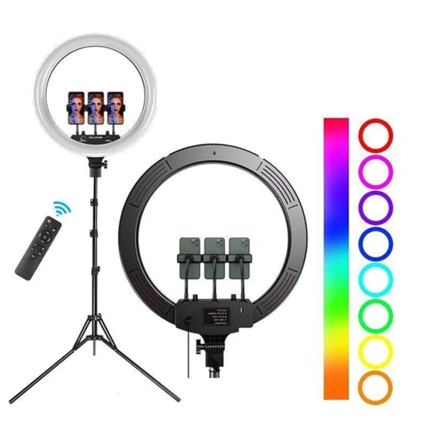 MJ-33 RGB LED Studio Ring Light - Image 8