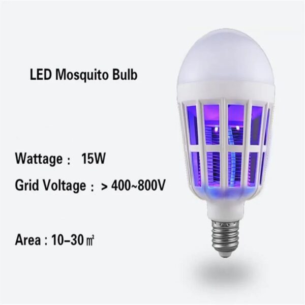 2-in-1 LED Mosquito Killer Bulb - Image 5