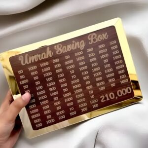 Umrah Saving Box – Premium Wooden