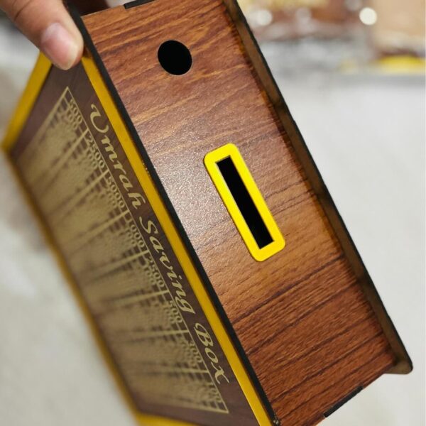 Umrah Saving Box – Premium Wooden - Image 5
