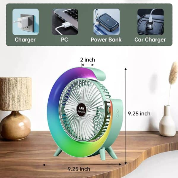 Colorful Desktop Fan | USB - Image 2